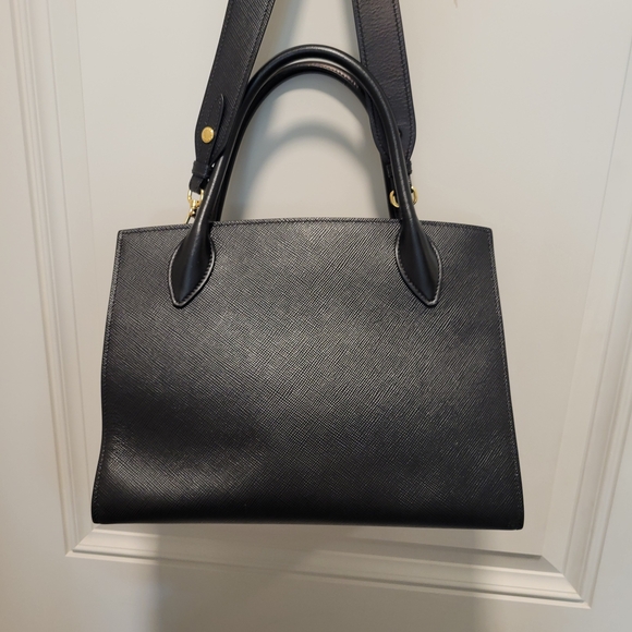 Prada Monochrome Tote Saffiano with City Calf Medium - Picture 2 of 8